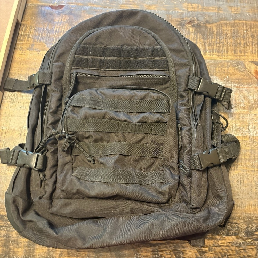 BACKPACK Black S.O.C 3 Day Pass Tactical Military Style Back Pack